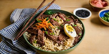 Beef Ramen Noodle Bowl